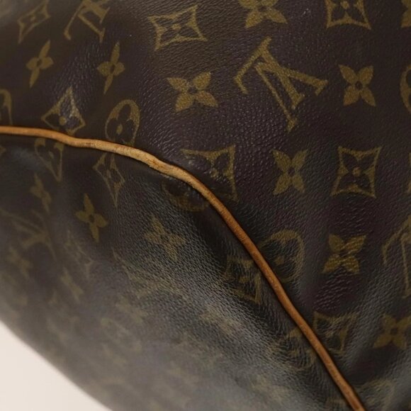 LOUIS VUITTON Monogram Keepall 55 Boston Bag M41424 LV Auth ar13730 - Picture 5 of 16